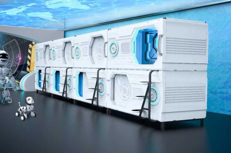 
Hostel furniture divan bed capsule design nap pod capsule hotel resting bed 