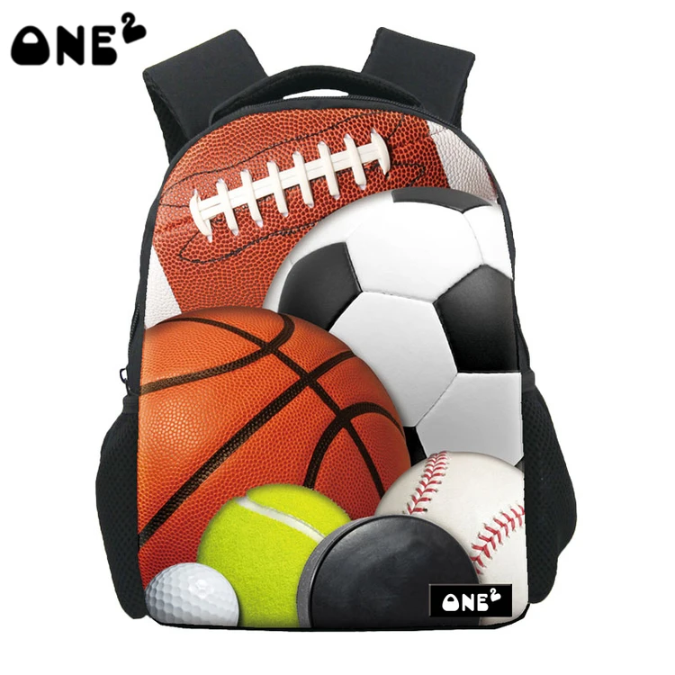 

ONE2 Design China supplier ball school students bag backpack for boys children kids, Customized