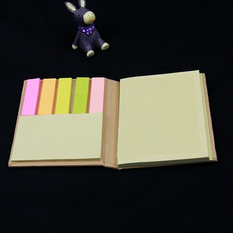 Notepad With Page Markers Notebook Sticky Notes Office School