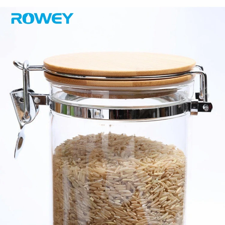 Wholesale New Pure Glass Jar Locking Lid Buy Glass Jar Locking Lid