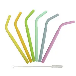 Image of FDA Hot-sale Kid Safely silicone changeable straw