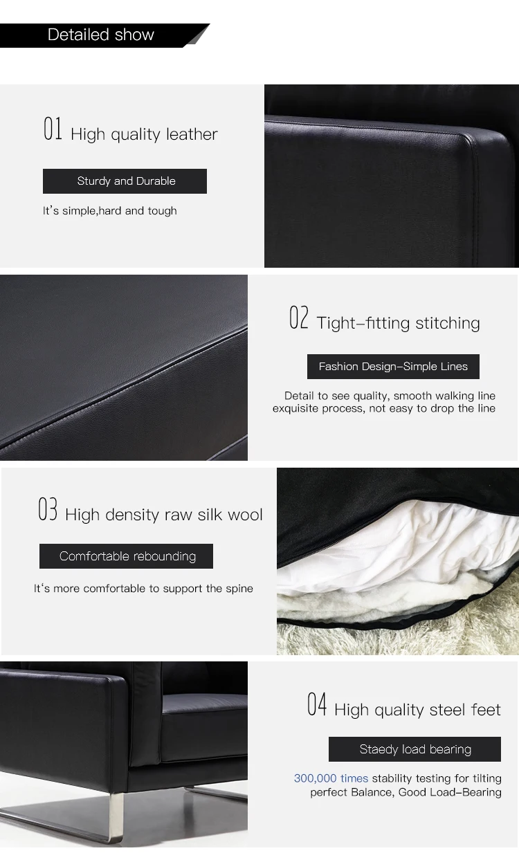 Cheap european style comfortable living room waiting room office reception visitor office furniture sofa modern