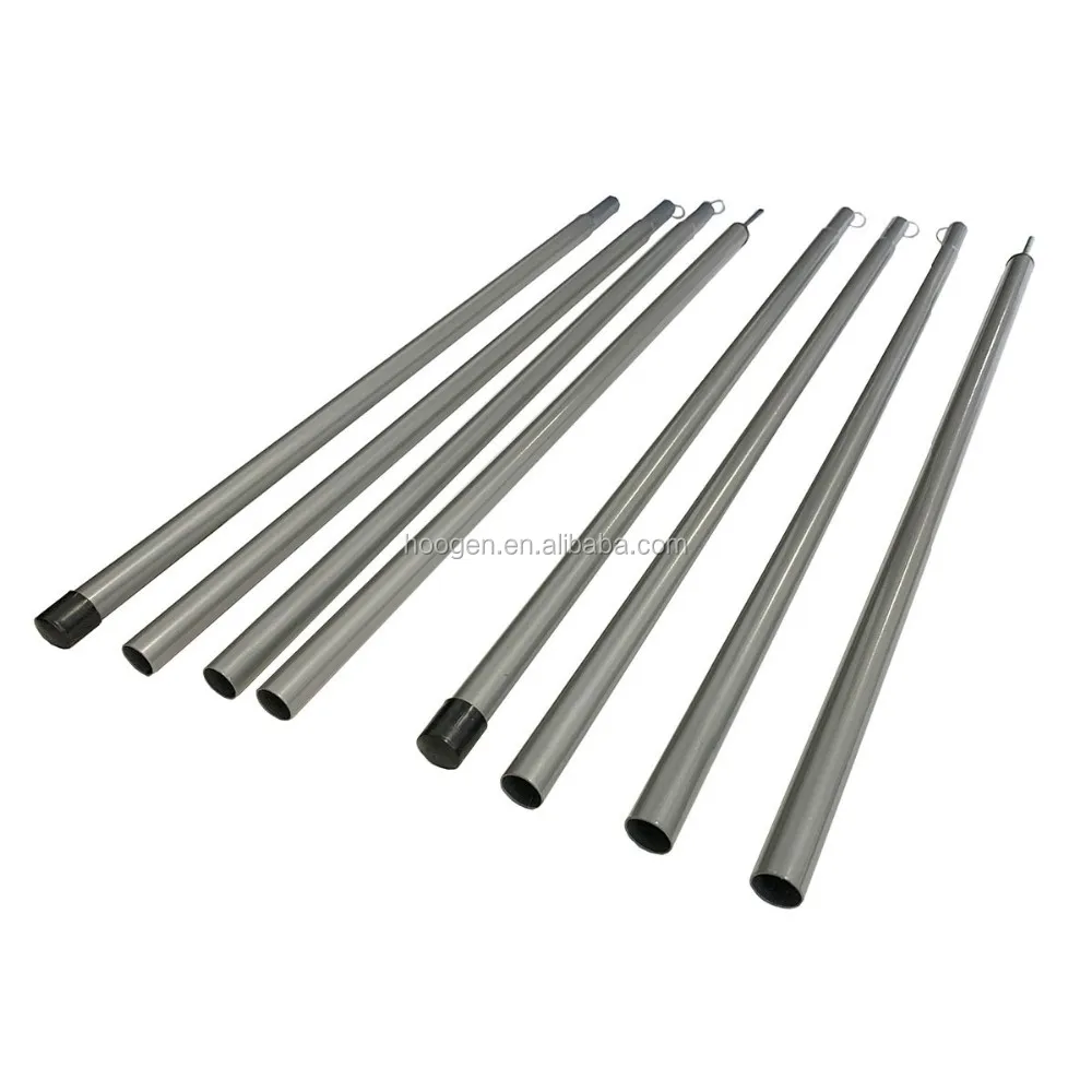 Galvanized Steel Steel Folding Tent Poles 3 Section 4 Sectiontarp Pole