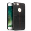 Leather Soft Back Case Slim Fit Protective Cover Snap on Case for iPhone 7/8, with metal camera hole