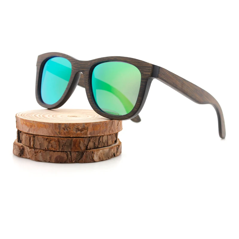 

Custom Logo Polarized Bamboo Wooden Sunglasses