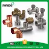 wholesale good quality brass fitting for pvc pipe rotary union compression plumbing fitting brass olive