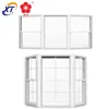Comply with AS2047/CSA/NFRC/Florida standard chain winder double glass reception window & aluminium garden window
