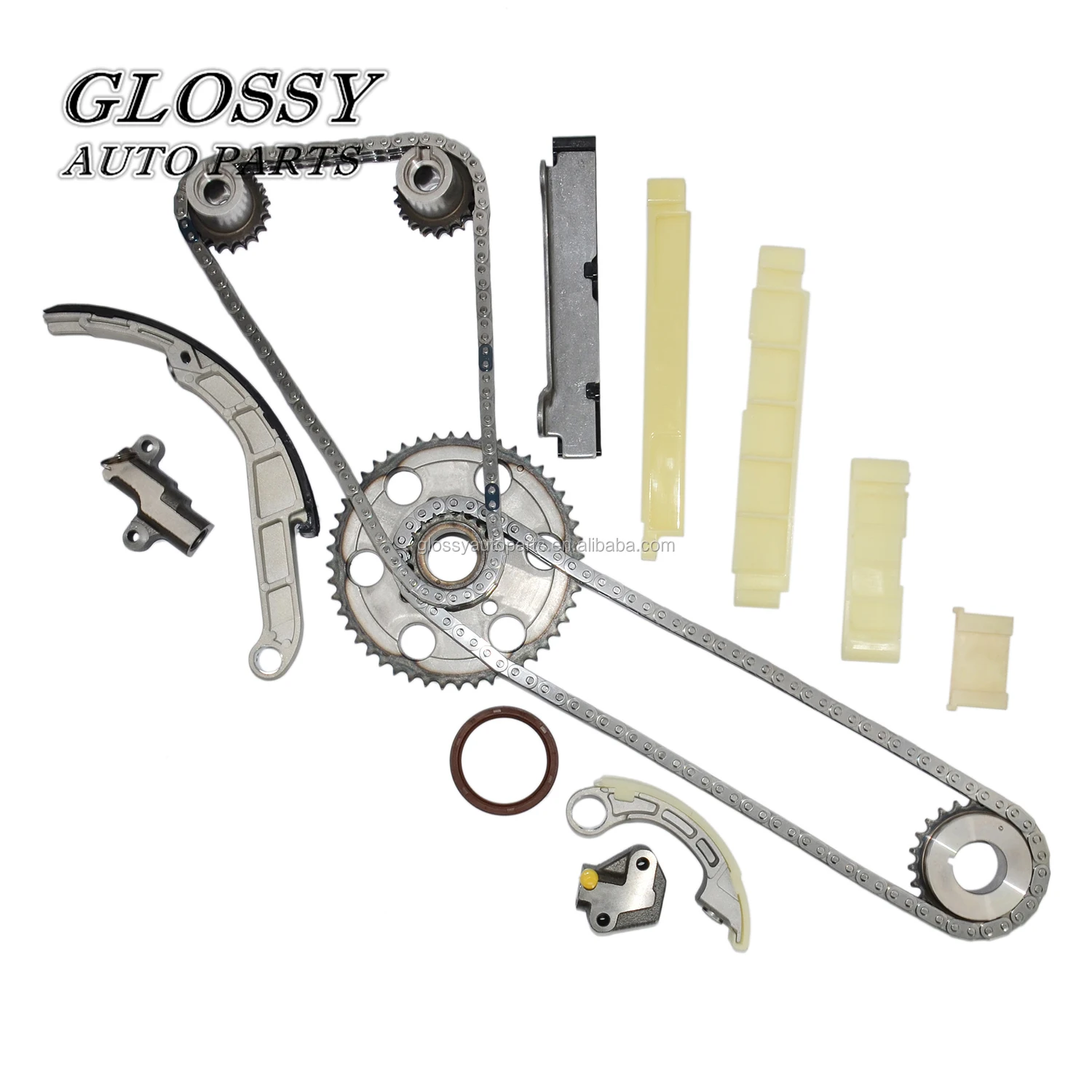 Glossy Timing Chain Kit For Navara Pathfinder 13014-5x00a 13028-eb300 ...