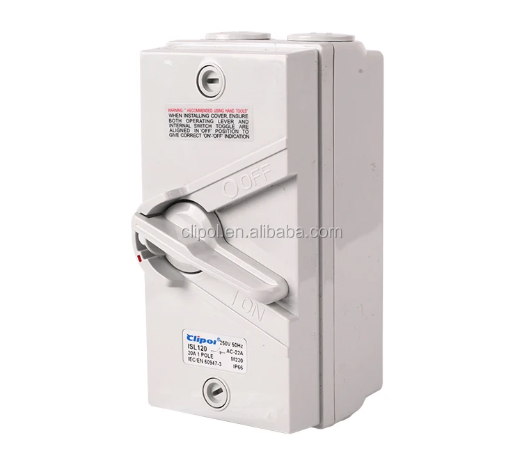 Phase 20. Isolator switch surface mount 20a 3 phase 6 pole ip65. air conditioner isolator switch. outdoor isolating switch. изолятор взрывозащищенный.