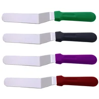 

Professional Cream Decorating Stainless Steel Straight Cake Spatula with Plastic Handle