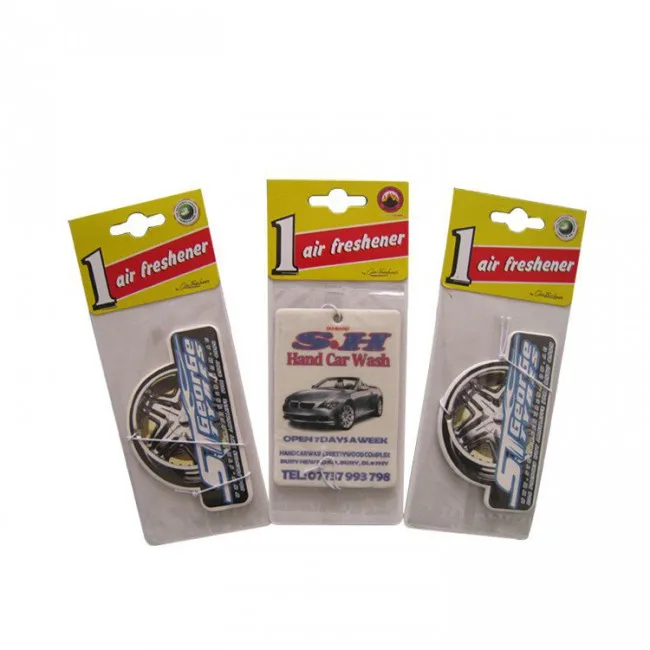 
Custom Paper Auto Car Vent Air Freshener Hanging 