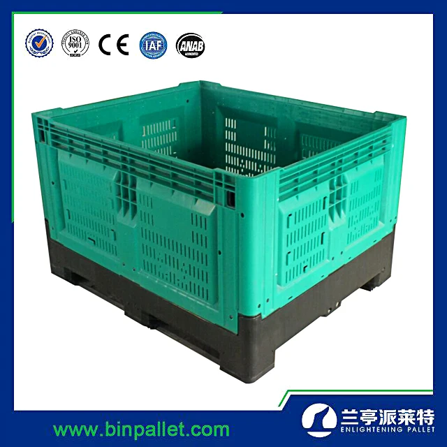 Heavy Duty Pallet Almacen A Granel Caja Plegable Fruta Agricultura Palet De Plastico Contenedores Equipo De Almacenamiento Y Carga Identificacion Del Producto Spanish Alibaba Com