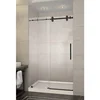 Bathroom Glass Sliding Door Frameless Shower Room Hardware