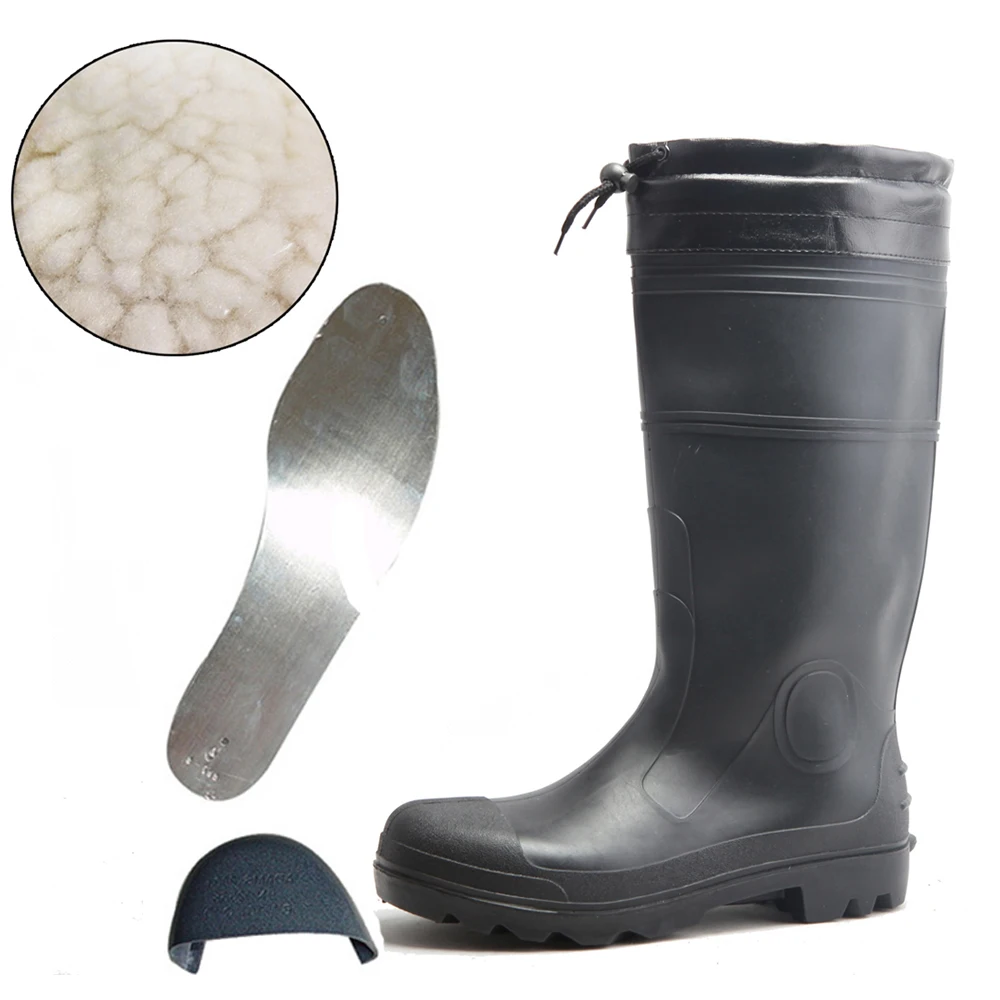 White Waterproof Boots Used In Medical Chemical Meat Slaughterhouse