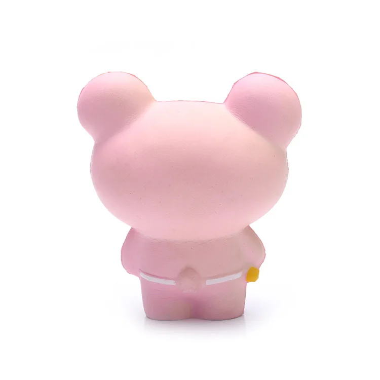 Pink Panda PU foam toy animal stress toy