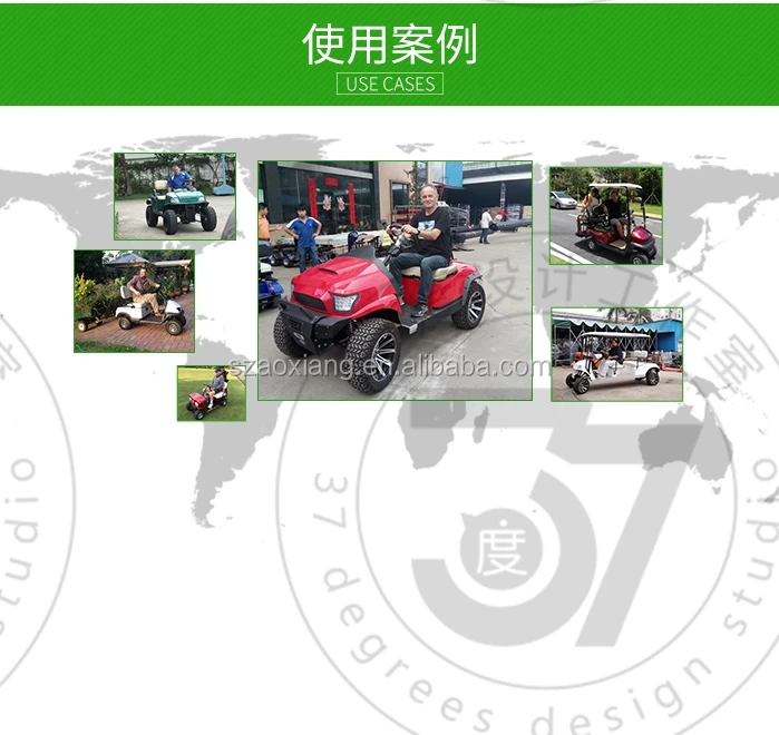 6 Seater Lifted Golf Cart With Big Wheels And Rugged Tires Buy Lifted