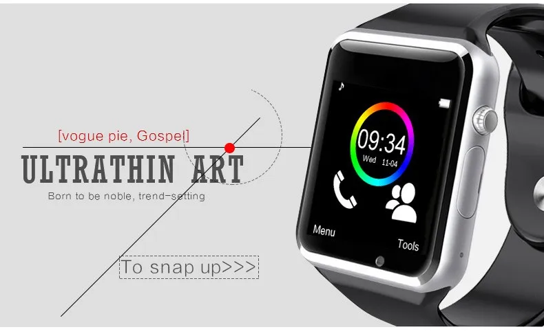 New BT Call A1 Smart Watch For Apple IPhone & Android Phone