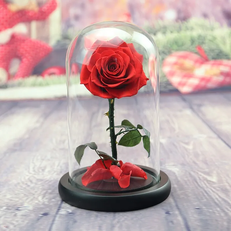 2018 Hot Sale Mother's Day Valentine's Day Gift Rainbow Preserved Roses ...