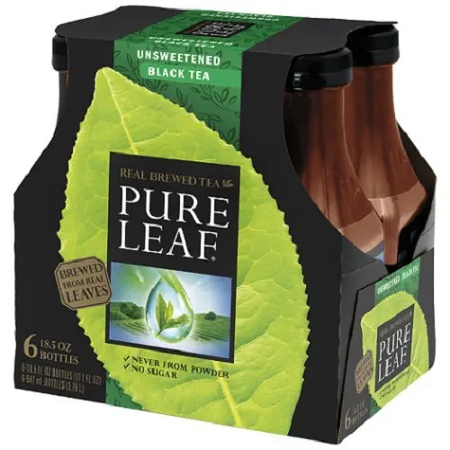 All natural, brewed from real tea leaves. 