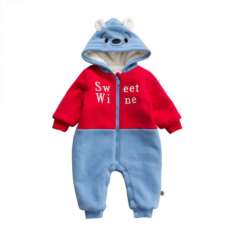 

Baby winter clothes long sleeve zipper infant baby romper