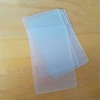 blank no print card transparent card glossy blank clear plastic pvc card