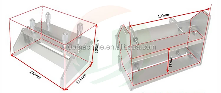 150mm Lab Hand Coating Machine Film Applicator - 6M Warranty
