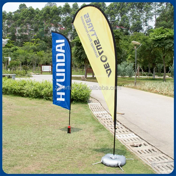 Competitive Price Knitted Polyester Advertising Banner Flags Buy