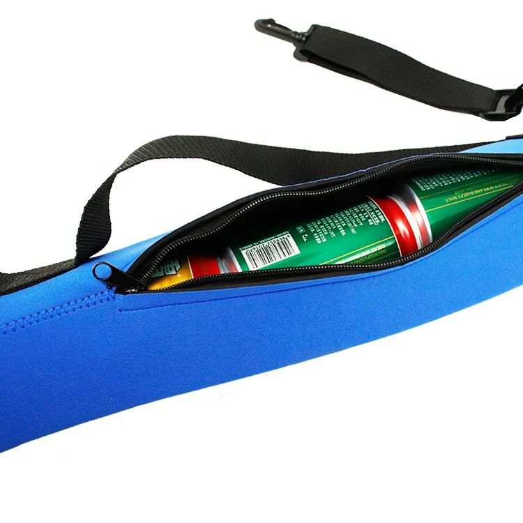 
Portable Insulated 6 Pack Beer Can Tube Cooler Holder Neoprene 6 Can Cooler Bag 