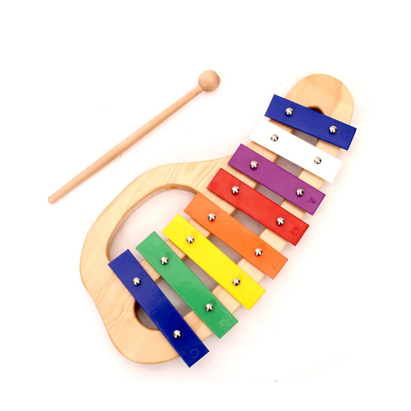 

Hot sale musical instrument percussion metallophone with wooden stand Metal xylophone