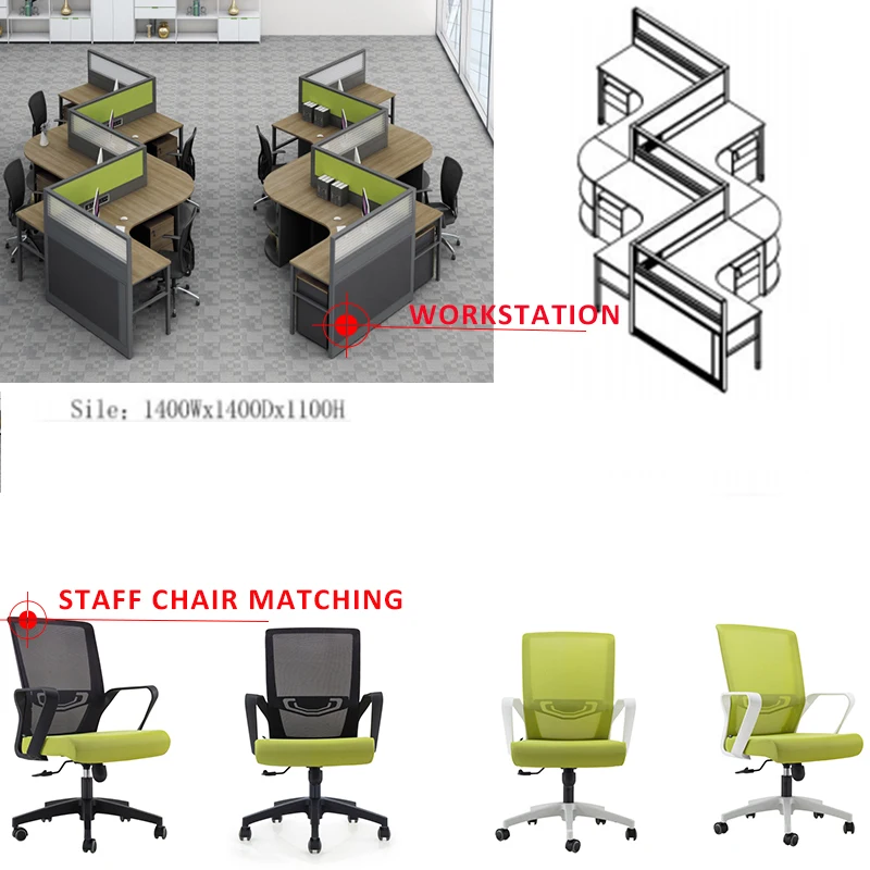 New Style Shade Office Workstation Office Cubicle Shade For 12 Person ...