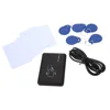 USB RFID IC Card Reader Contactless Proximity Smart Card Reader With 5pcs IC Cards + 5pcs RFID Key Fob 13.56MHZ Access Control