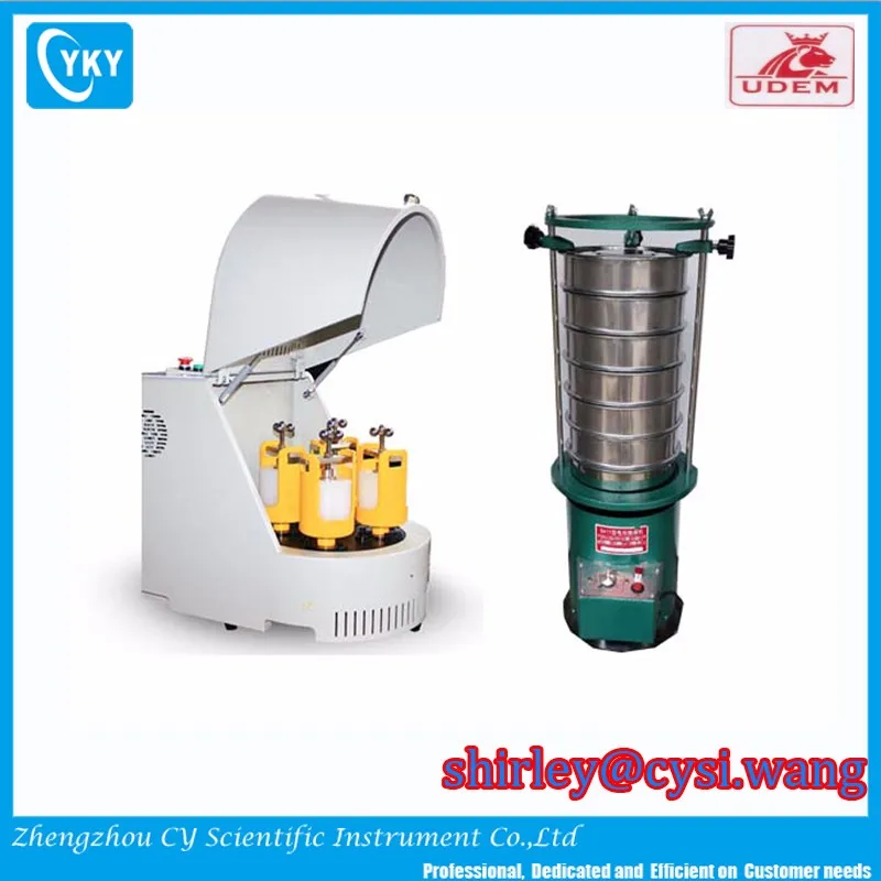 Laboratory Soil Grinding Ball Mill With Vibrating Sieve Lab
