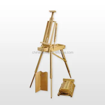 Big Desk Easel With Box Brush Box Easel Table Easel For Artist