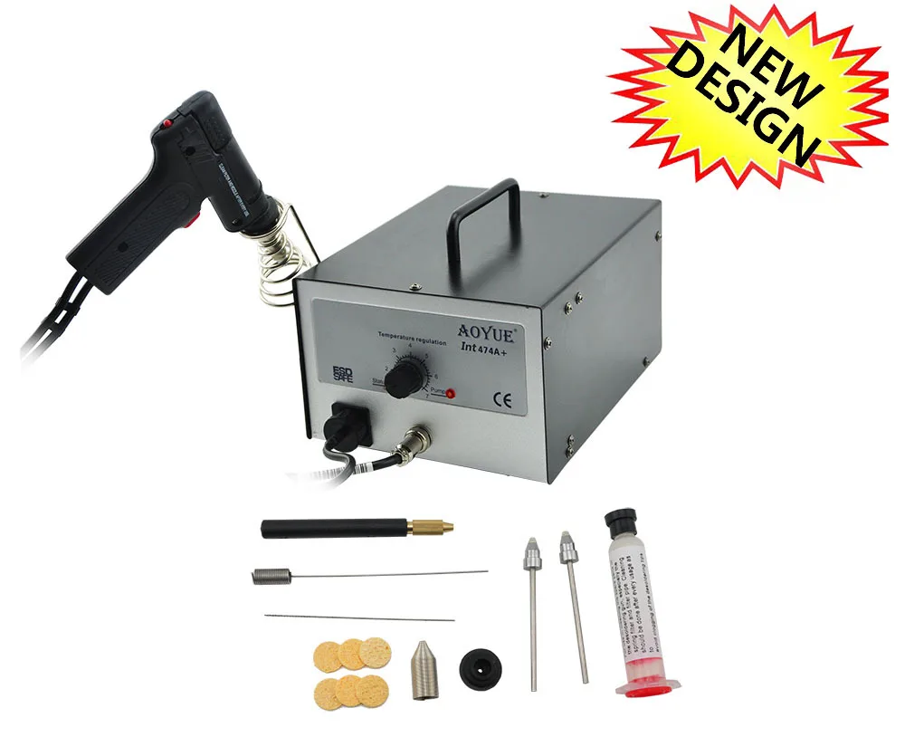 Vacuum Desoldering Station Aoyue Int474a+ Desoldering Station Hot Sale