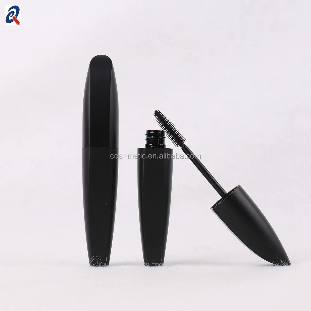 
Matte black plastic chubby mascara tube 