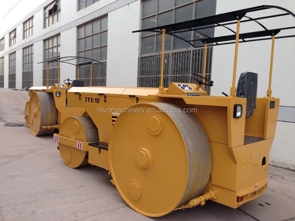 Nivo 3y6/8 6ton Three Wheel Static Road Roller Compactor Mini Vibratory