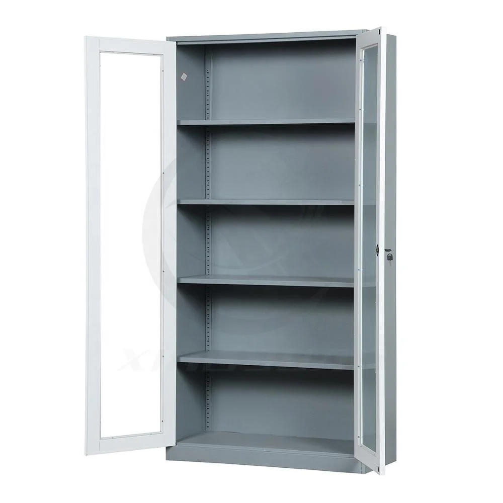Swing Glass Door Combination Bookcases And Book Cabinet Self