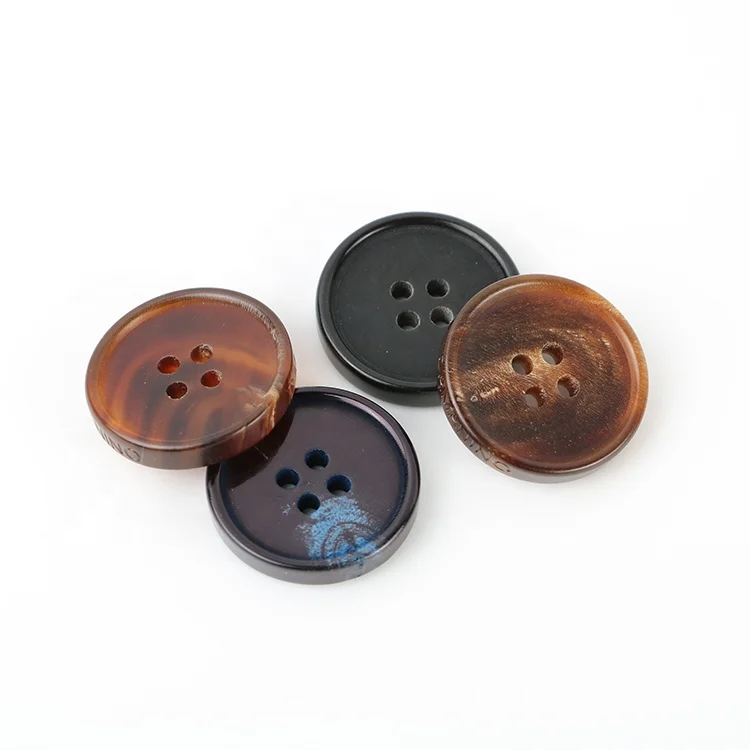 Custom shirt natural cow real buffalo horn button