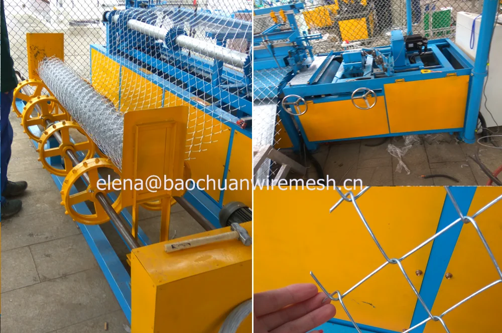 Full Automatic Chain Link Fence Weaving Machine