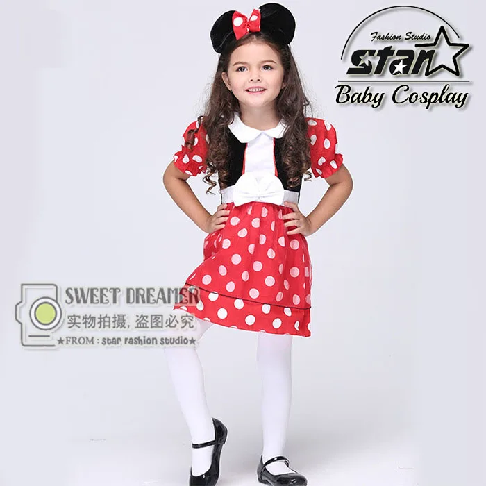 2016 Kids Gift Minnie Mouse Party font b Fancy b font Costume Cosplay Girls Ballet Tutu