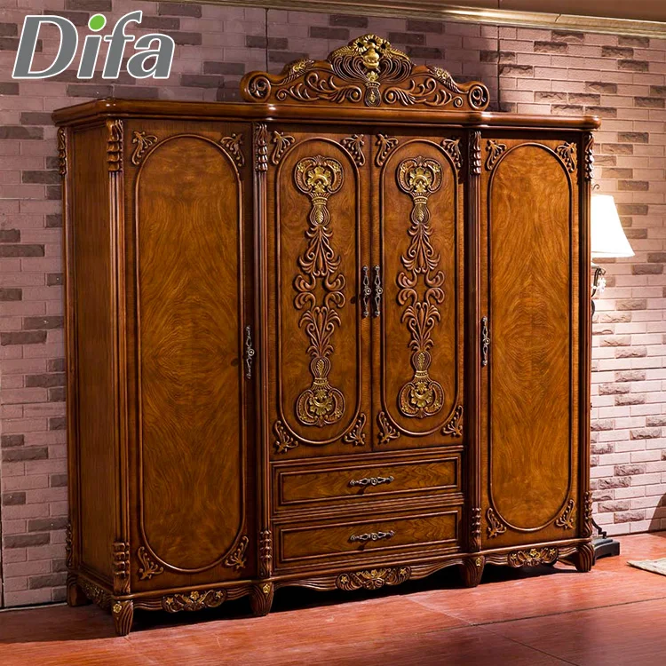 Custom Teak Wood Wardrobe Door Design Wardrobe For Bedroom Buy