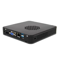 

Cheap Low cost Mini 12V Computer with fan industrial host Nettop Mini x86 Embedded ubuntu Pc case