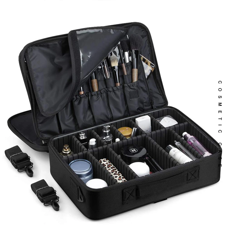 Professional Traveling Portable Cosmetic Storage Organizer With Straps ...