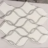 Thassos Claridges Stone & Shell Water Jet Mosaic