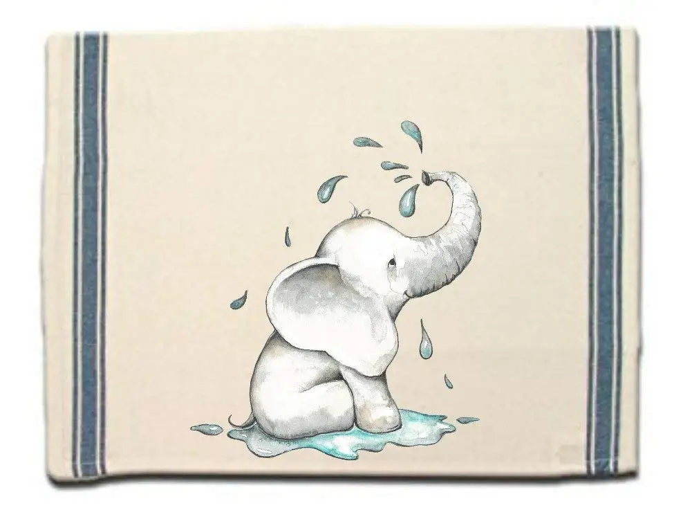 elephant dish towels