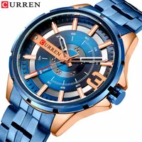 

CURREN 8333 Men's Watch Fashion Design Wristwatches Stainless Steel Men Military Quartz Clock Top Brand Luxury Watch Male Reloj