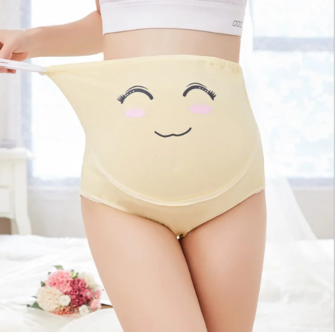 

Wholesale High Quality Cotton Maternity Panties High Waist Underpants Pregnant Underwear, Pink;yellow;red;purple;green;blue;skin;gray