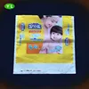 Eco-friendly handle baby diaper packaging plastic bag heat seal PE polybag