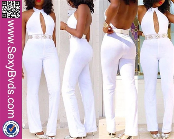 

Latest Design One Piece Jumpsuit Romper Clubwear For Women' Casual Summer Style, As shown