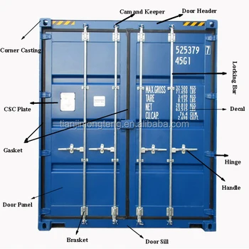 Full Set Of 20 Ft 40 Foot Shipping Container Spare Parts - Buy Shipping ...